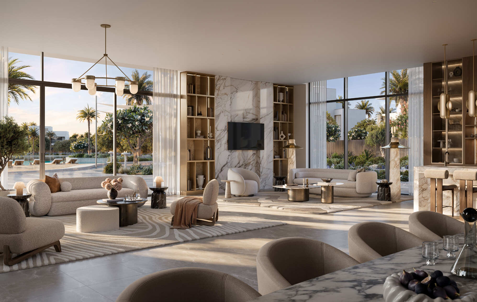 luxurious house interior