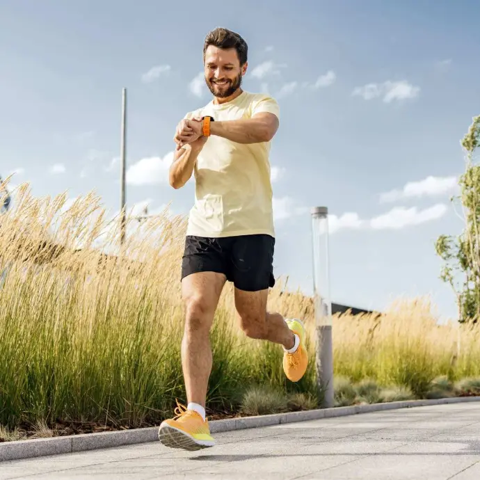 Man on a morning Jog